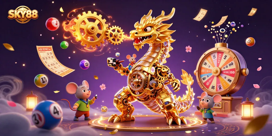 Experience thrilling gameplay with SKY88's fantasy casino world featuring dynamic lottery elements.