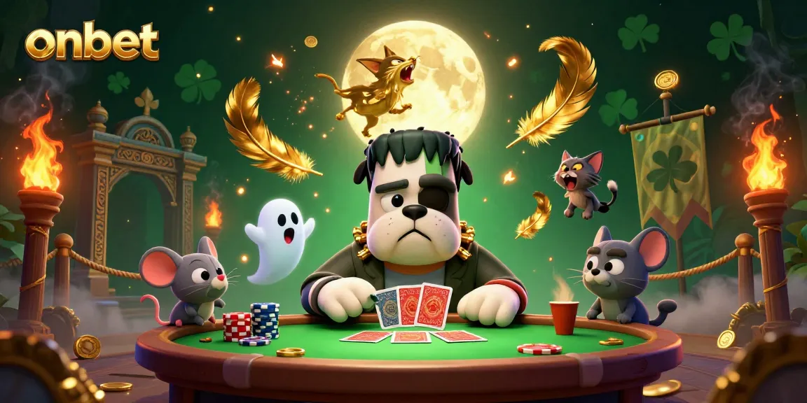 Experience thrilling gameplay at onbet with vibrant casino elements and engaging 3D characters.