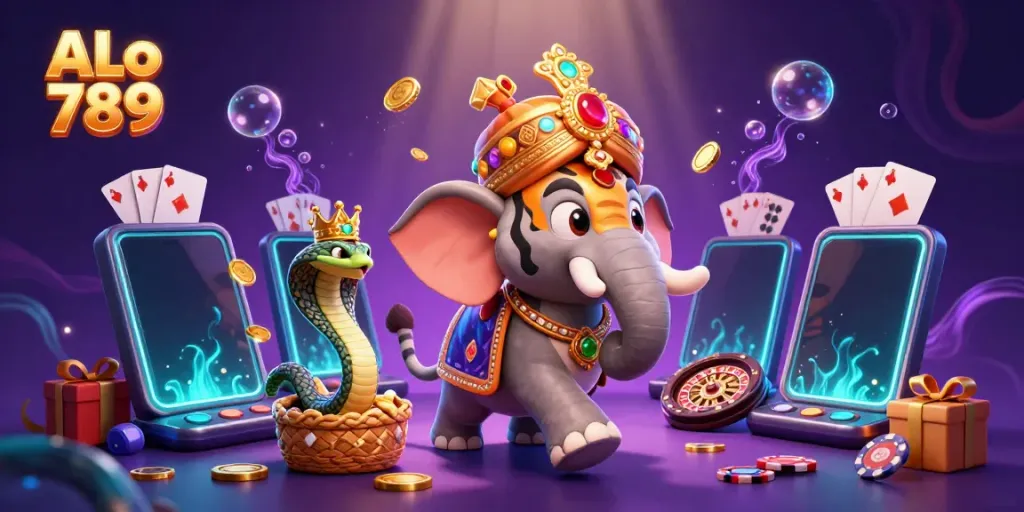 Experience ALo 789's vibrant slot action with a majestic tiger and dynamic game elements.