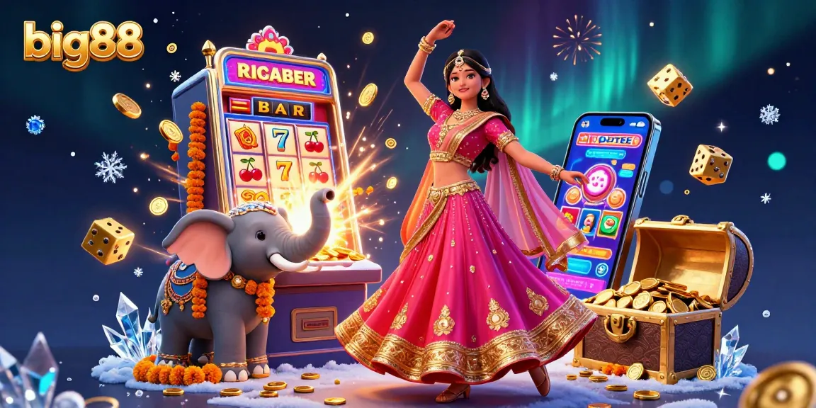 Experience thrilling big88 slots with an animated jackpot explosion and vibrant casino elements.