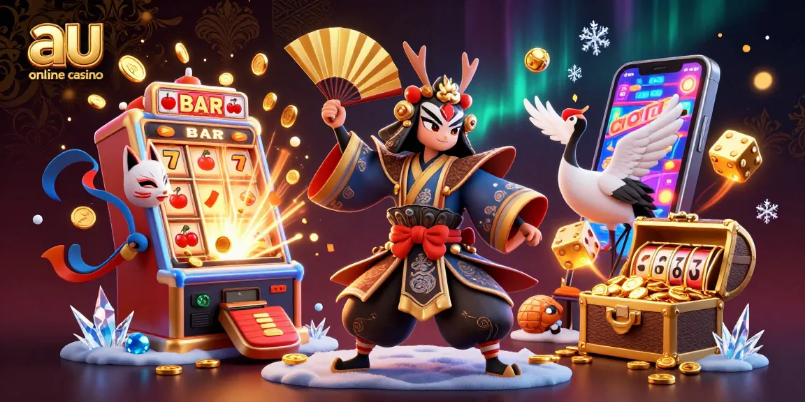 Engage in thrilling excitement at the au online casino with vibrant 3D characters and jackpot action.