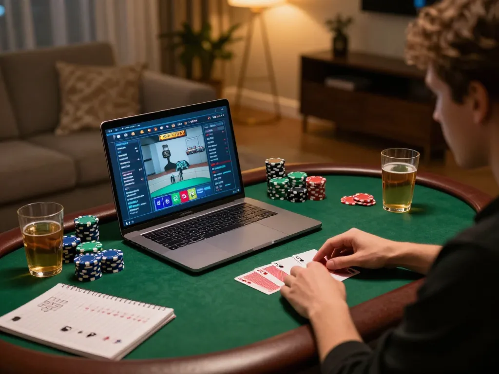 Engage in okfun đăng nhập for online gaming with strategies in a cozy home setup.