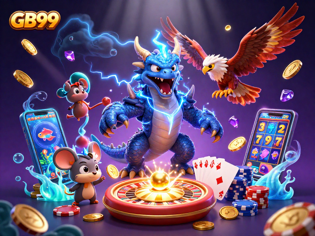 Experience seamless gaming at GB99 with stunning visuals and immersive elements.