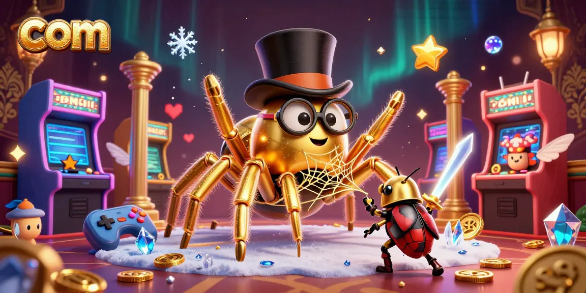 Engage with the com-inspired casino adventure through an elaborate 3D gaming scene.