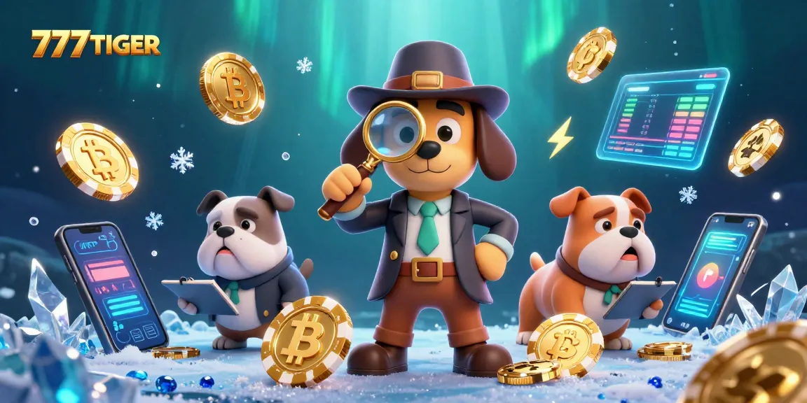 Engage in thrilling games at 777TIGER as our detective explores casino treasures and crypto riches.